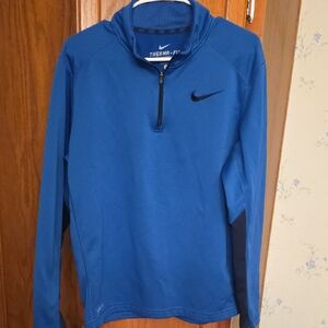 Nike Men's Performance Blue Half-Zip Jacket